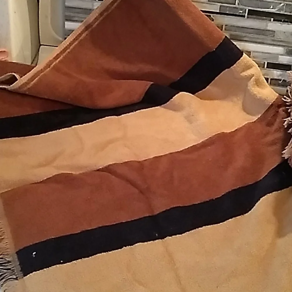 Vintage 1970s brown towels and wash rags